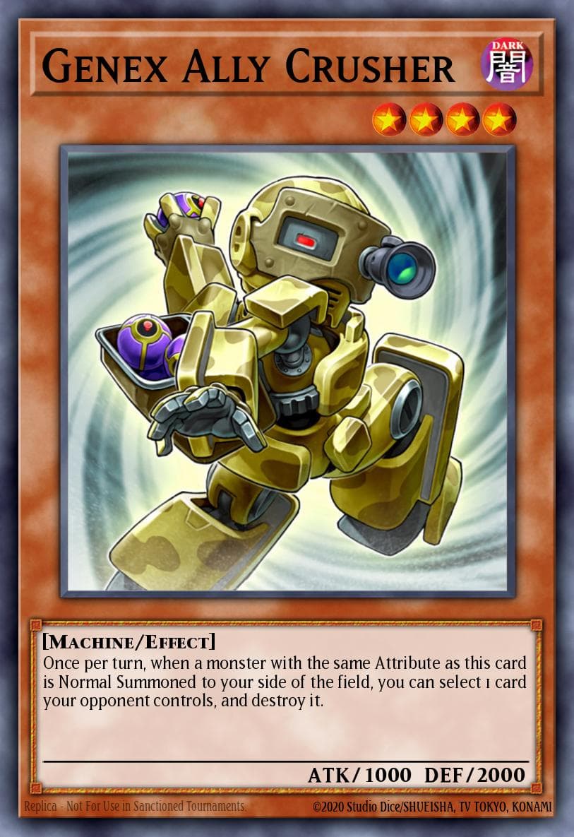 Genex Ally Crusher — Hidden Arsenal 4 Yu-Gi-Oh! card by NAOKI