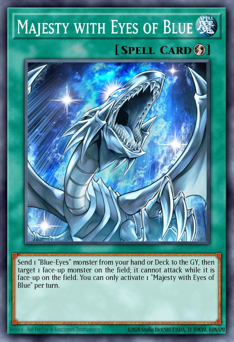 Majesty with Eyes of Blue — Yu-Gi-Oh! card