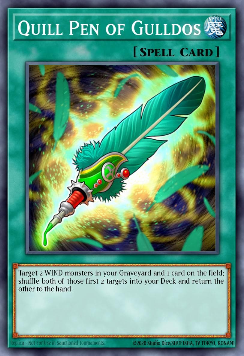 Quill Pen of Gulldos — Legendary Duelists: Synchro Storm Yu-Gi-Oh! card by Studio Dice