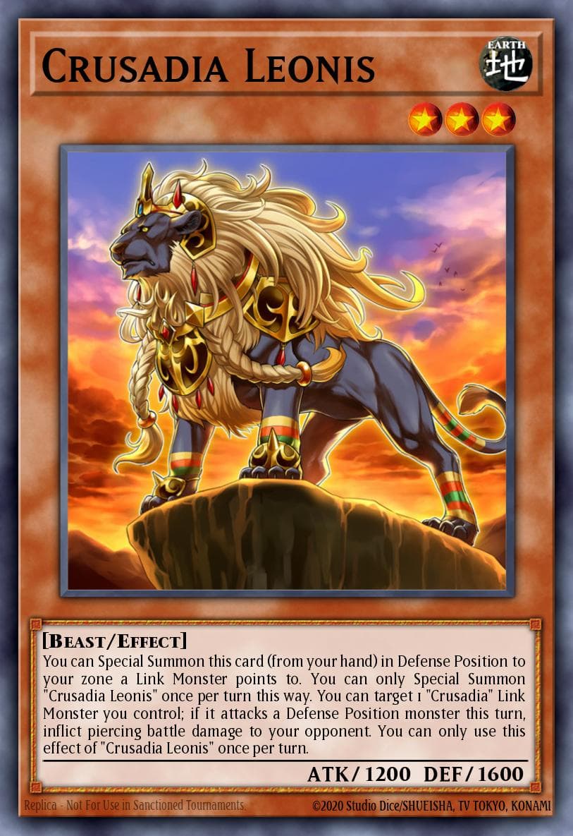 Crusadia Leonis — Cybernetic Horizon Yu-Gi-Oh! card by KAZUKI TAKAHASHI