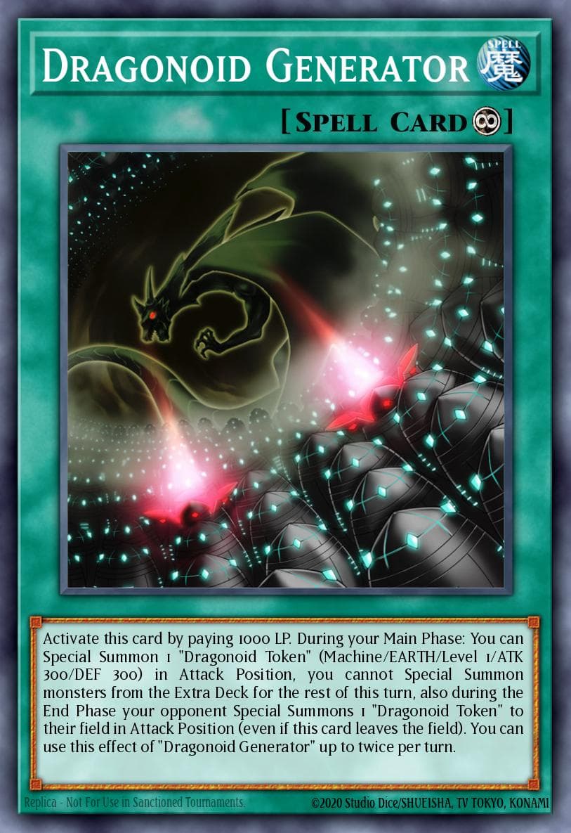 Dragonoid Generator — Yu-Gi-Oh! card