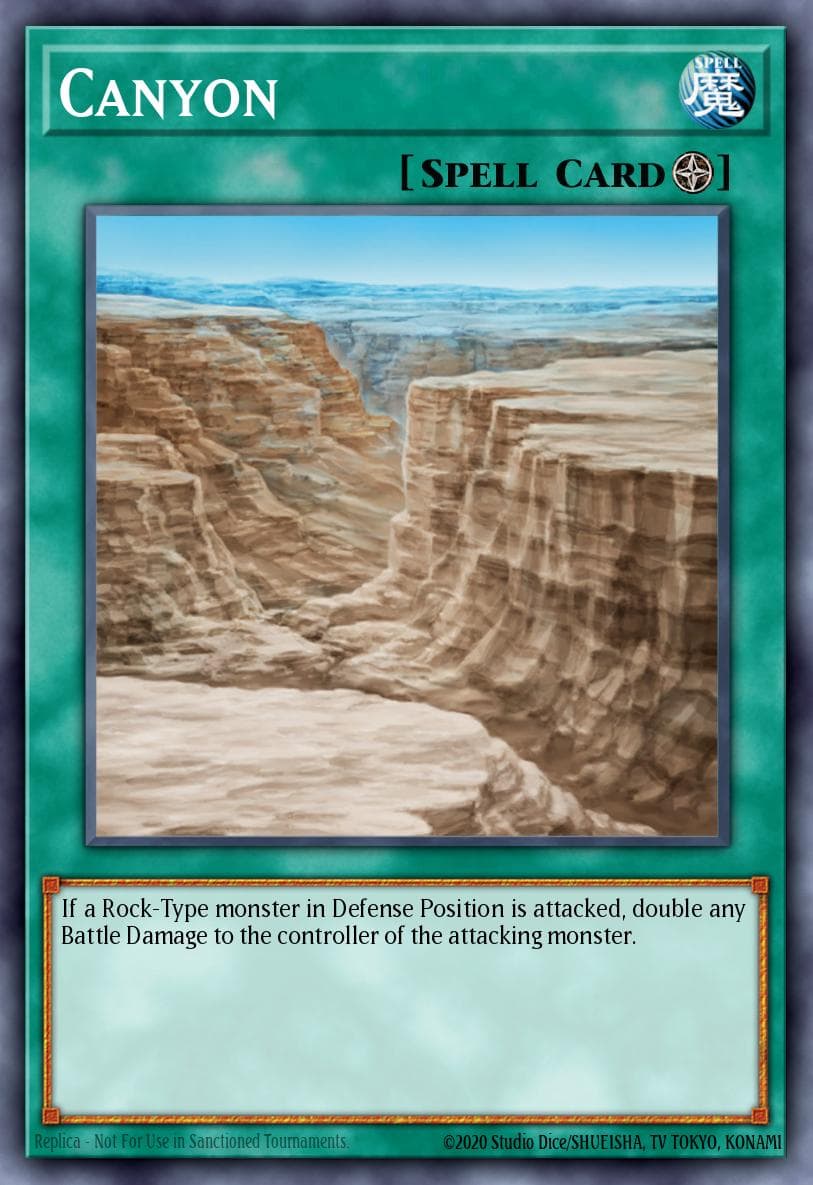 Canyon — Structure Deck: Invincible Fortress Yu-Gi-Oh! card by KAZUKI TAKAHASHI