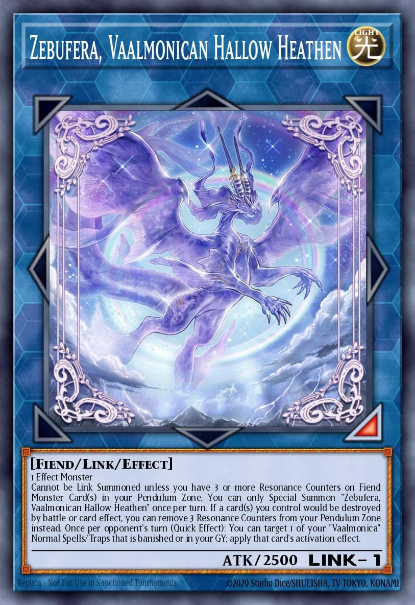 Zebufera, Vaalmonican Hallow Heathen — Valiant Smashers Yu-Gi-Oh! card by VAALMONICA