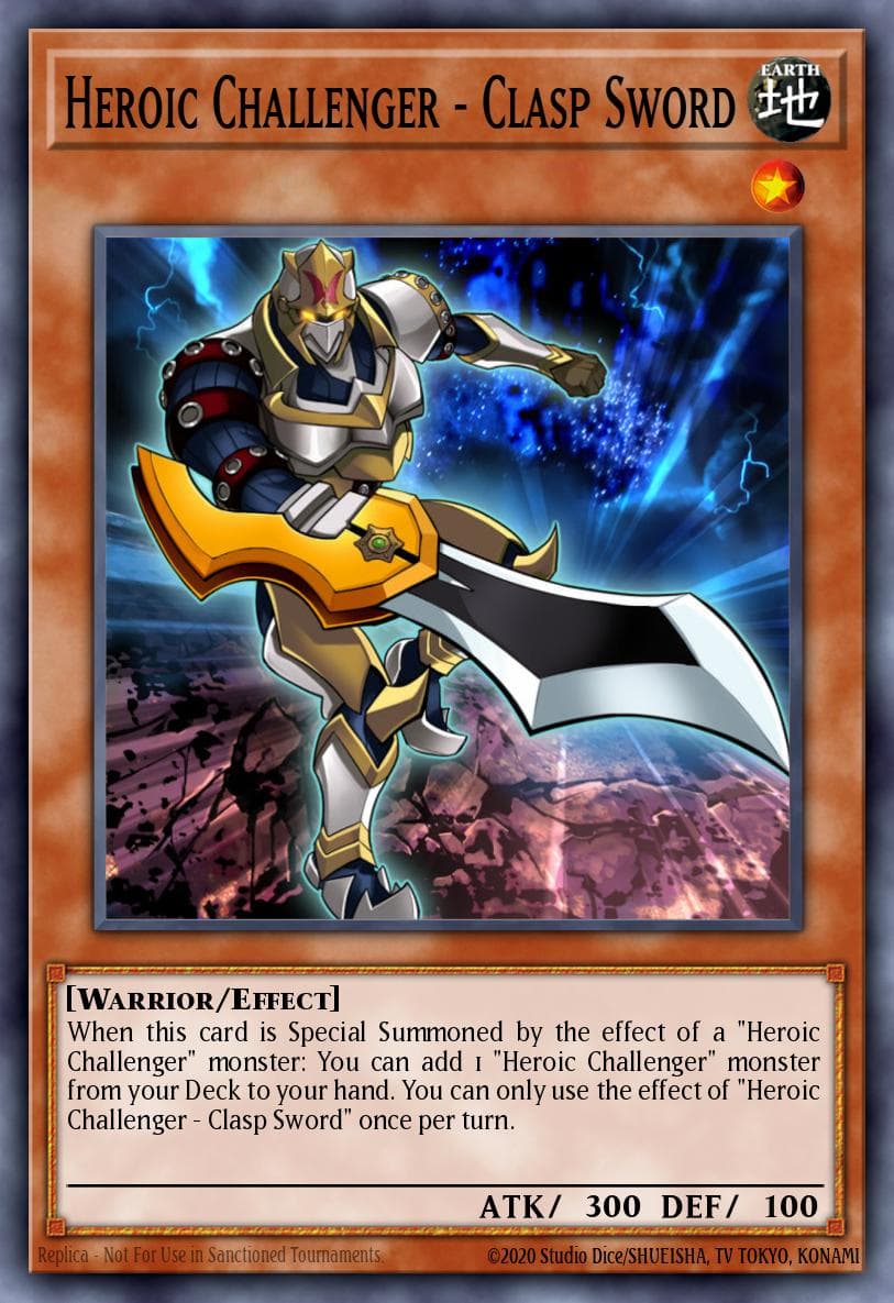 Heroic Challenger - Clasp Sword — Number Hunters