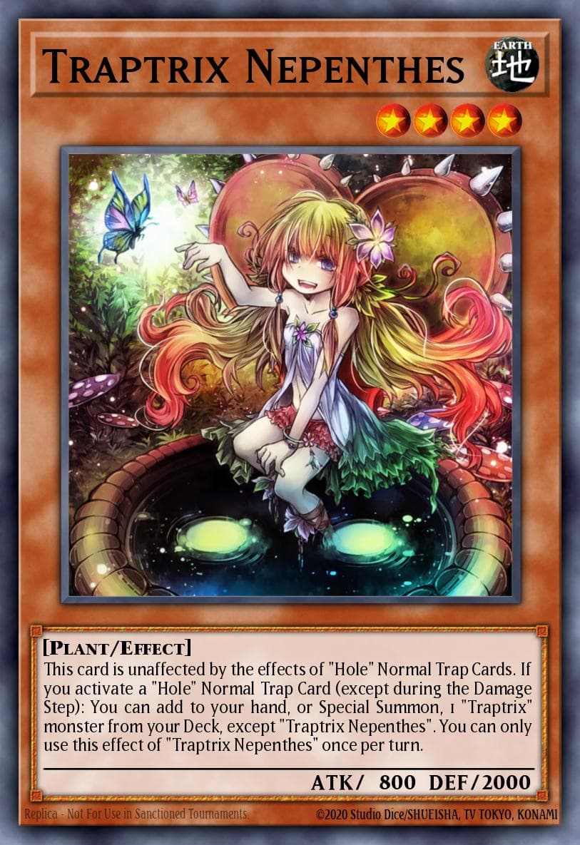 Traptrix Nepenthes — Judgment of the Light Yu-Gi-Oh! card by KAZUKI TAKAHASHI