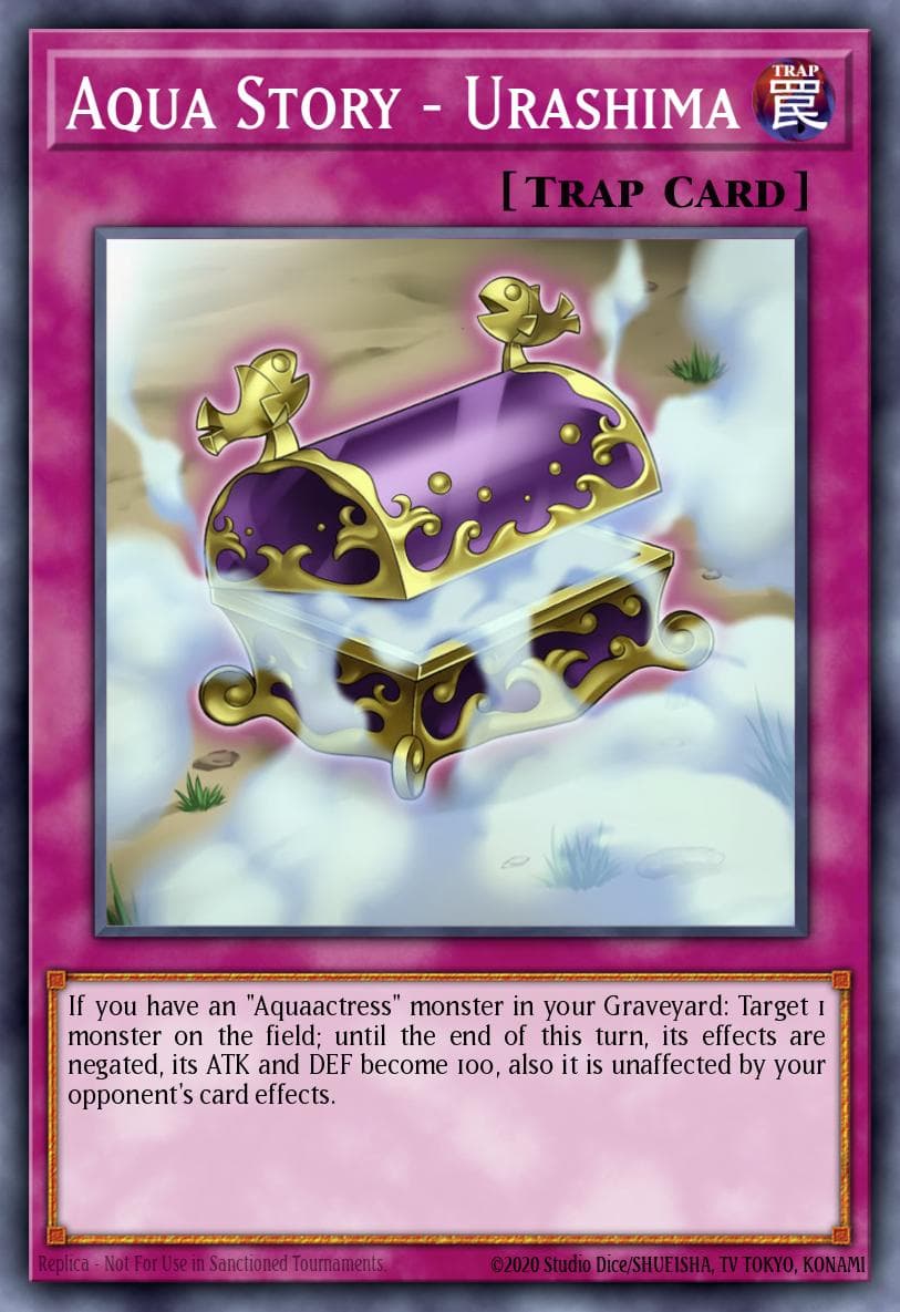 Aqua Story - Urashima — Dragons of Legend 2 Yu-Gi-Oh! card by KAZUKI TAKAHASHI