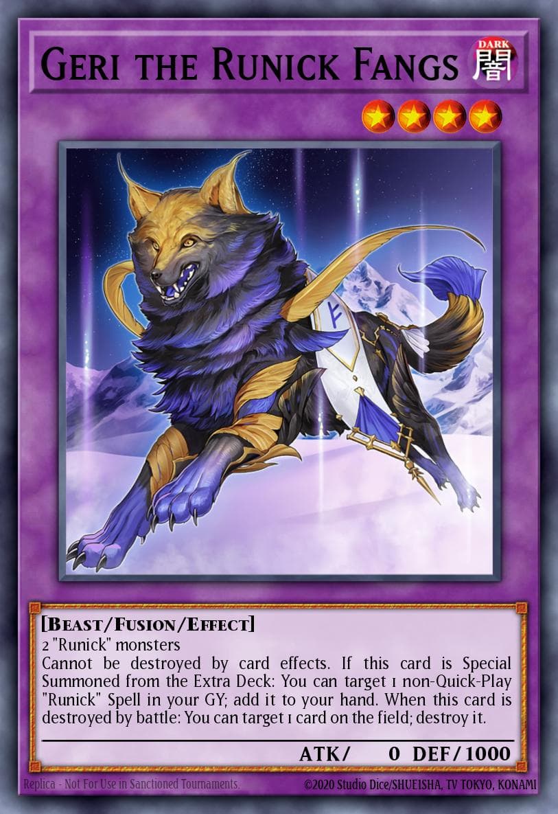 Geri the Runick Fangs — 25th Anniversary Tin: Dueling Heroes Mega Pack