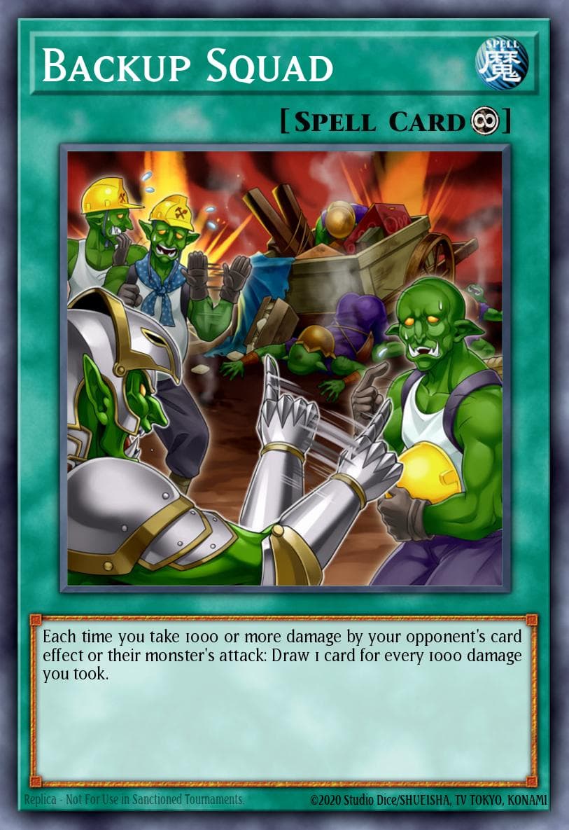 Backup Squad — Speed Duel GX: Duelists of Shadows