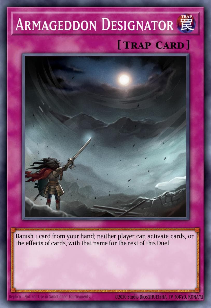 Armageddon Designator — 2014 Mega-Tins Mega Pack Yu-Gi-Oh! card by KAZUKI TAKAHASHI