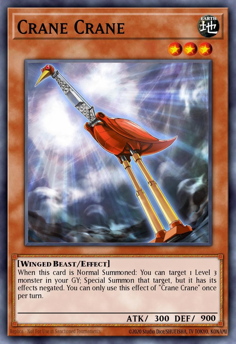 Crane Crane — Structure Deck: Cyberse Link Yu-Gi-Oh! card by KAZUKI TAKAHASHI