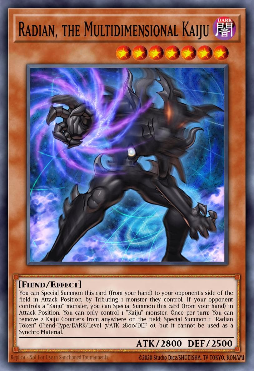 Radian, the Multidimensional Kaiju — 2016 Mega-Tins Mega Pack