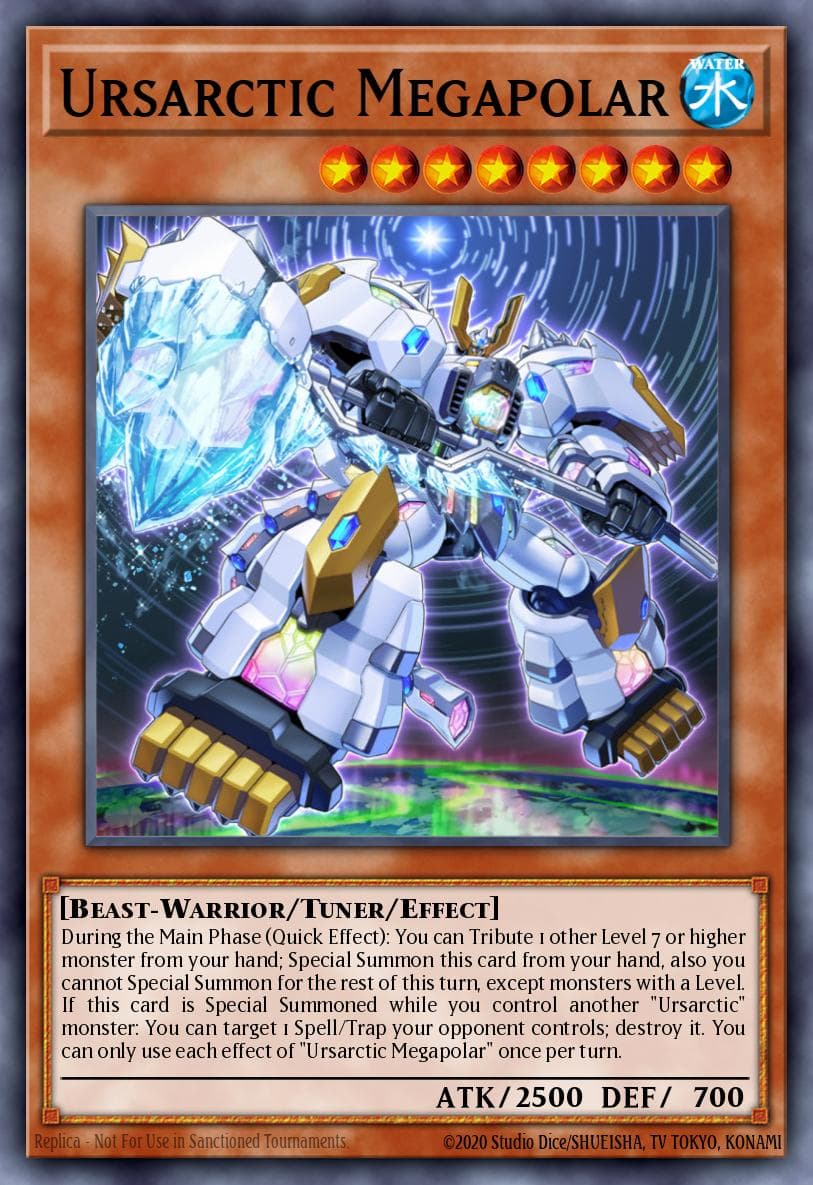 Ursarctic Megapolar — Ancient Guardians Yu-Gi-Oh! card by Shonen Jump