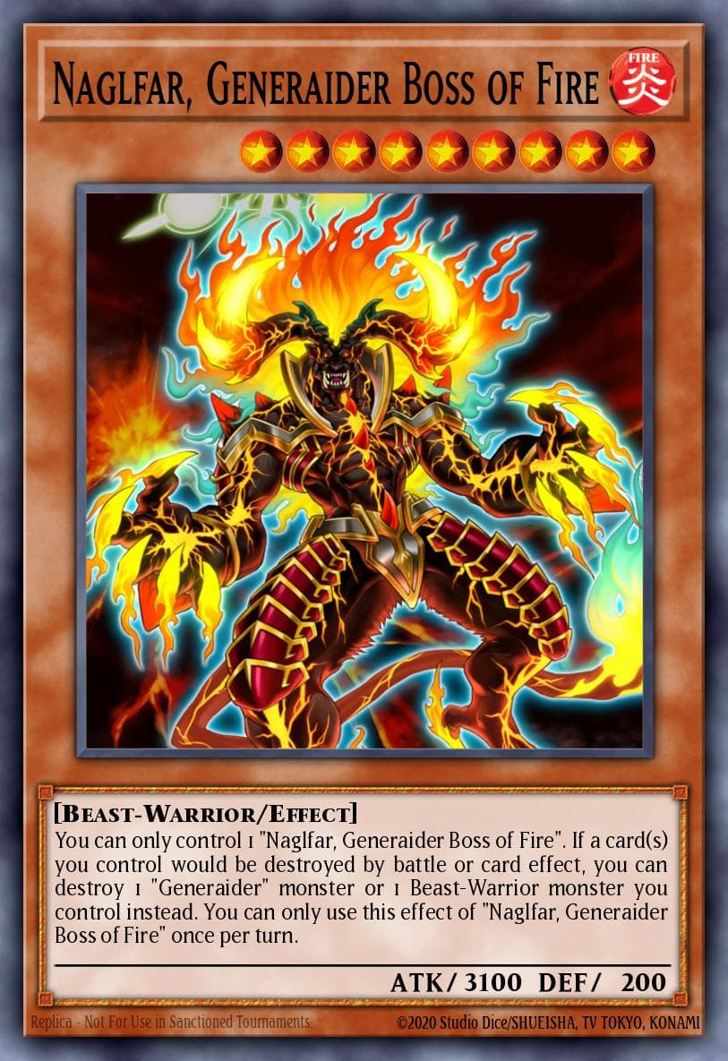 Naglfar, Generaider Boss of Fire — Mystic Fighters