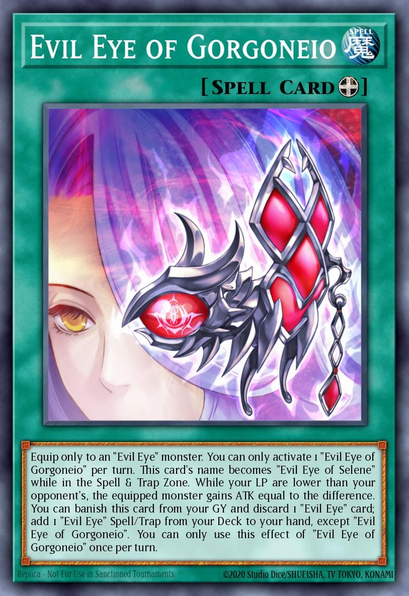 Evil Eye of Gorgoneio — Chaos Impact Yu-Gi-Oh! card by KAZUKI TAKAHASHI