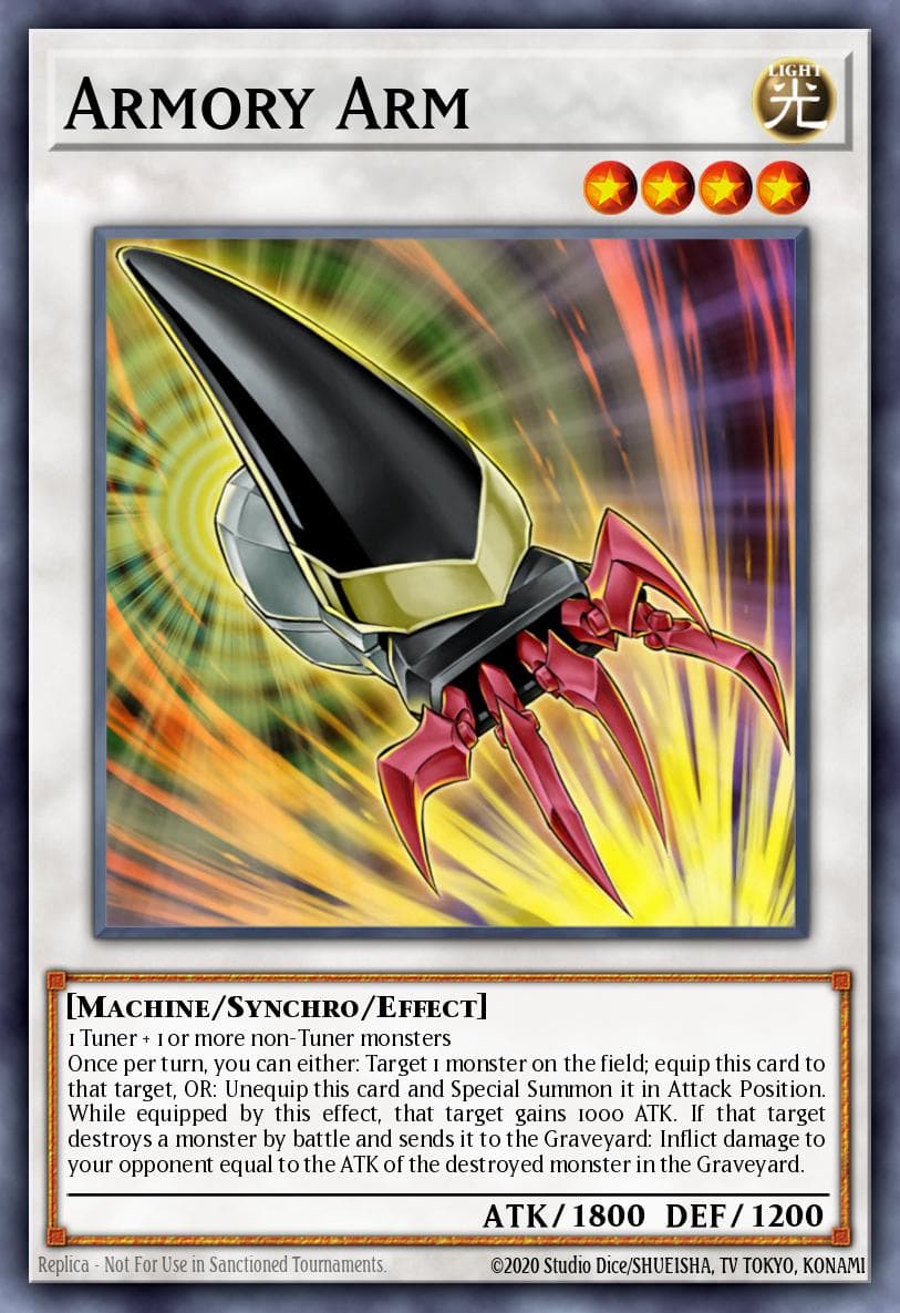 Armory Arm — Yu-Gi-Oh! card