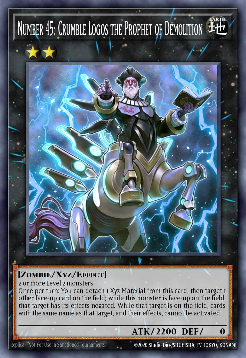 Number 45: Crumble Logos the Prophet of Demolition — Dragons of Legend: Unleashed