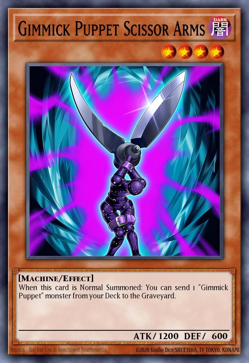 Gimmick Puppet Scissor Arms — Yu-Gi-Oh! card