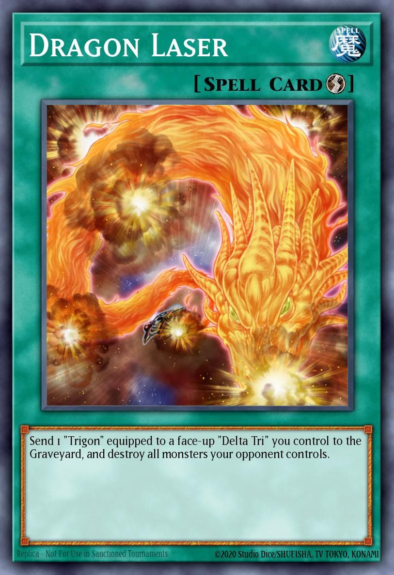 Dragon Laser — The Shining Darkness Yu-Gi-Oh! card by Edtion