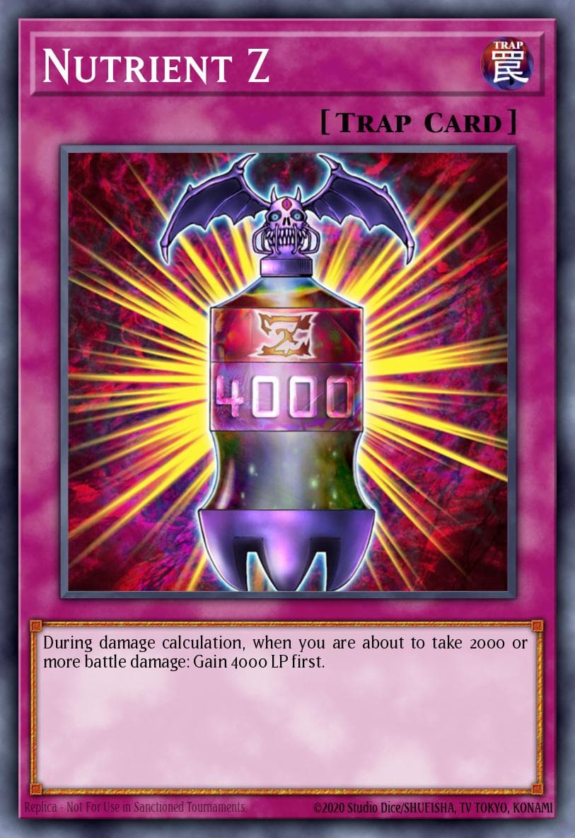 Nutrient Z — Legacy of Darkness (Worldwide English) Yu-Gi-Oh! card by KAZUKI TAKAHASHI