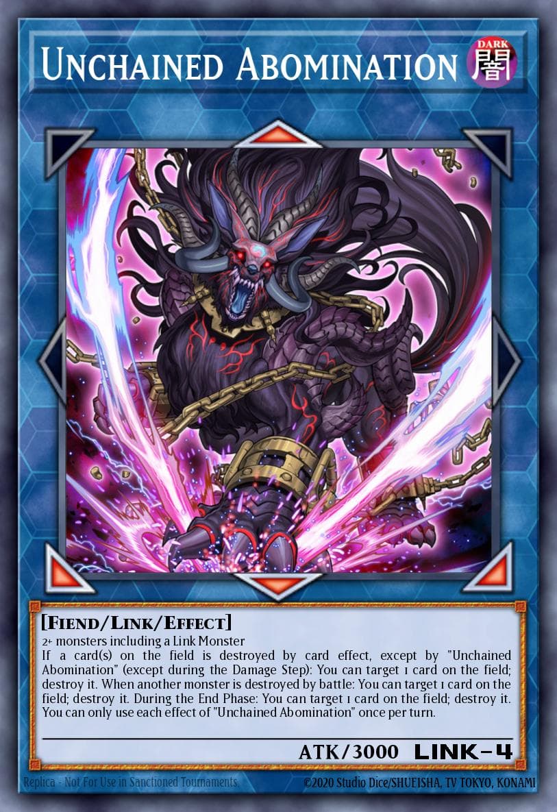 Unchained Abomination — Yu-Gi-Oh! card