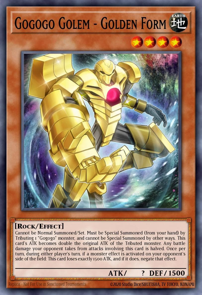 Gogogo Golem - Golden Form — Secrets of Eternity