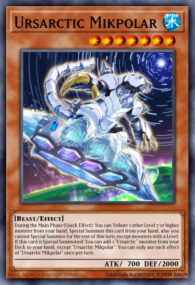 Ursarctic Mikpolar — Ancient Guardians Yu-Gi-Oh! card by ANGU-EN027