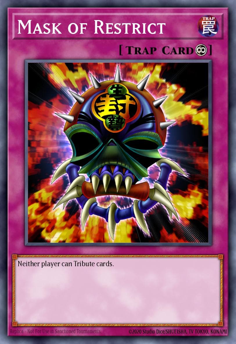 Mask of Restrict — Yu-Gi-Oh! card