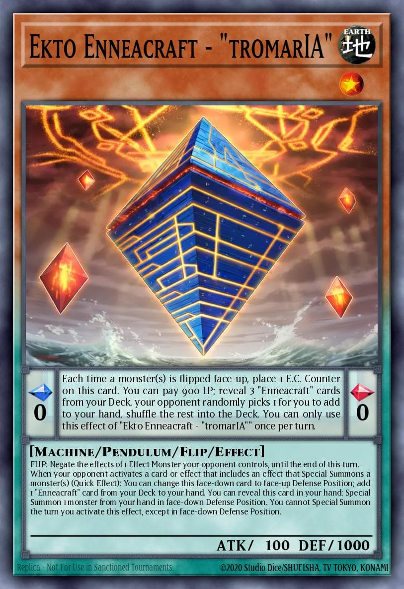 Ekto Enneacraft - "tromarIA" — Phantom Revenge Yu-Gi-Oh! card by SHIGEKI GAKU