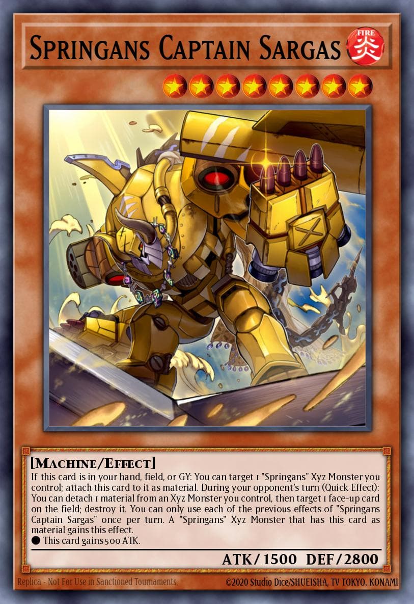 Springans Captain Sargas — Blazing Vortex