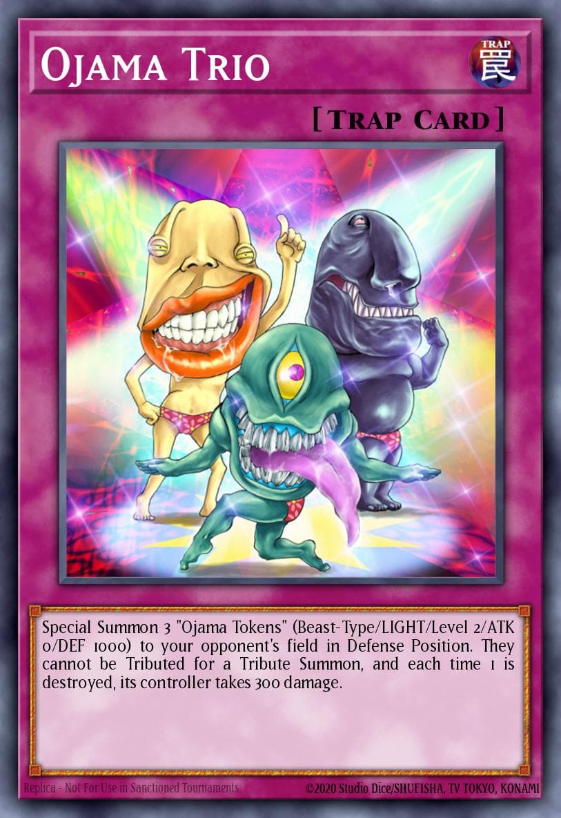 Ojama Trio — Yu-Gi-Oh! card