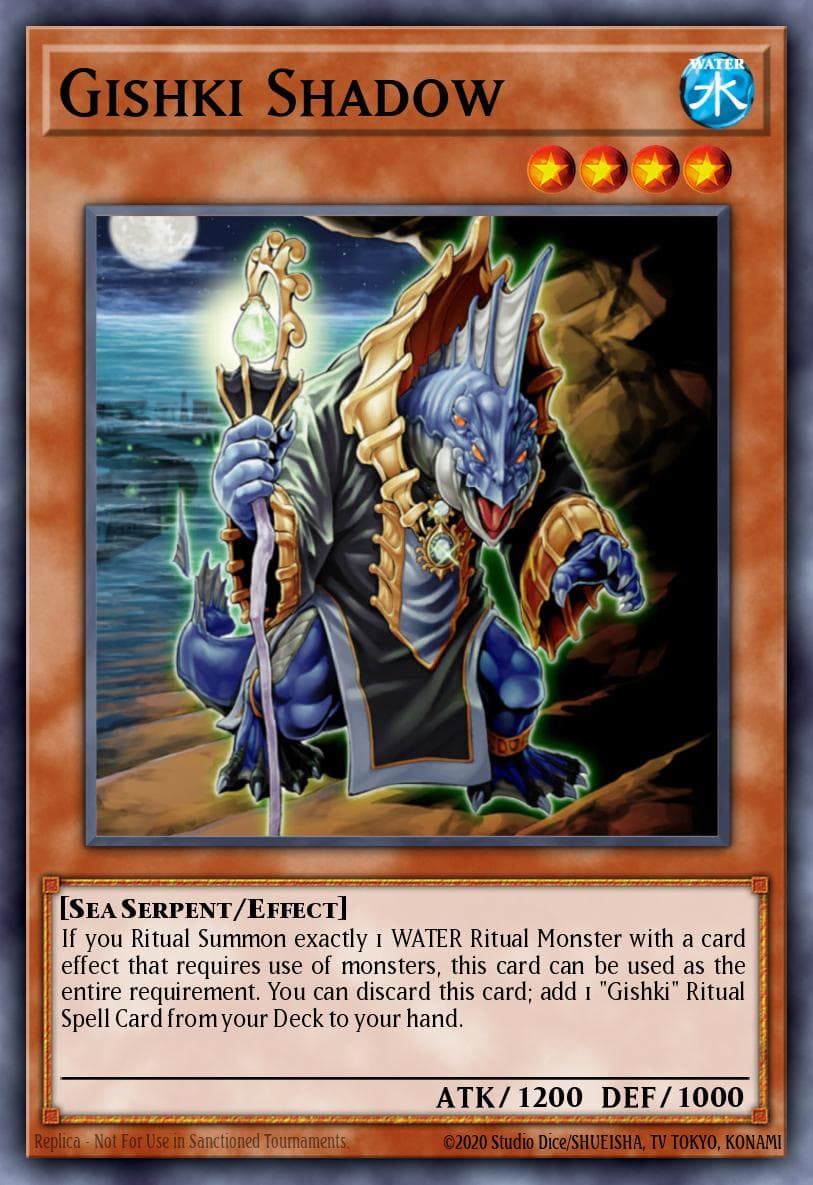 Gishki Shadow — Hidden Arsenal 5: Steelswarm Invasion Yu-Gi-Oh! card by KAZUKI TAKAHASHI