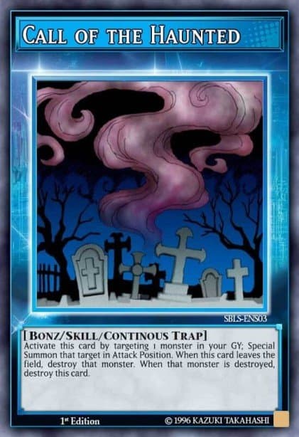 Call of the Haunted (Skill Card) — Speed Duel: Arena of Lost Souls Yu-Gi-Oh! card by KAZUKI TAKAHASHI