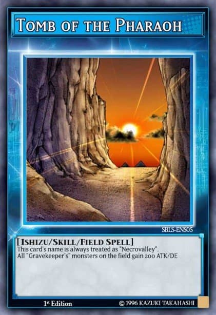 Tomb of the Pharaoh — Speed Duel: Arena of Lost Souls Yu-Gi-Oh! card by KAZUKI TAKAHASHI