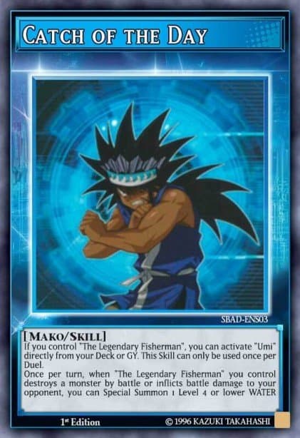 Catch of the Day — Speed Duel: Attack from the Deep Yu-Gi-Oh! card by KAZUKI TAKAHASHI