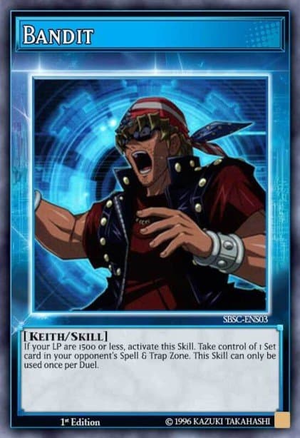 Bandit — Speed Duel: Scars of Battle Yu-Gi-Oh! card by KAZUKI TAKAHASHI