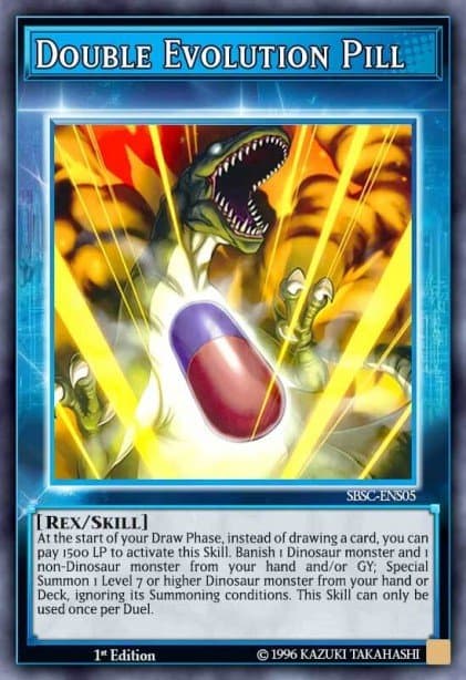 Double Evolution Pill (Skill Card) — Yu-Gi-Oh! card