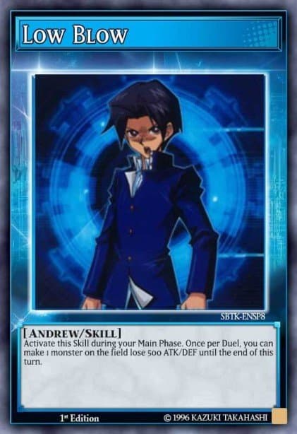Low Blow — Speed Duel: Trials of the Kingdom Yu-Gi-Oh! card by KAZUKI TAKAHASHI