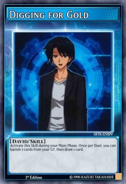 Digging for Gold — Speed Duel: Trials of the Kingdom Yu-Gi-Oh! card by KAZUKI TAKAHASHI