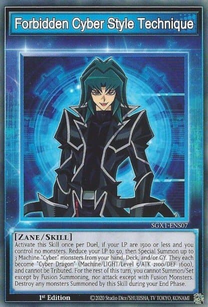 Forbidden Cyber Style Technique — Speed Duel GX: Duel Academy Box