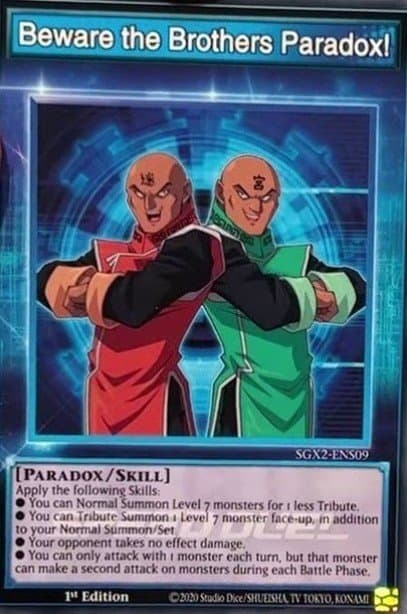 Beware the Brothers Paradox! — Speed Duel GX: Midterm Paradox