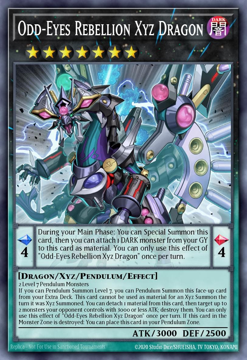 Odd-Eyes Rebellion Xyz Dragon — Battles of Legend: Monstrous Revenge