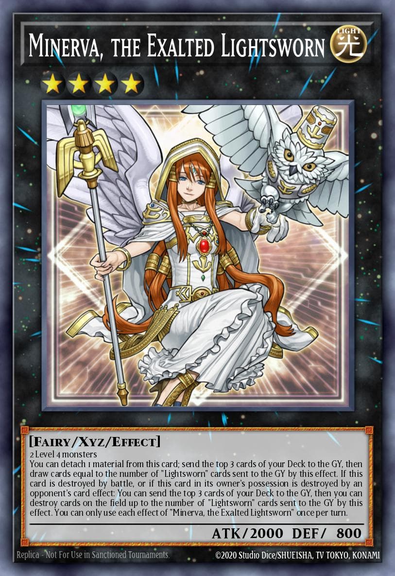 Minerva, the Exalted Lightsworn — Yu-Gi-Oh! card