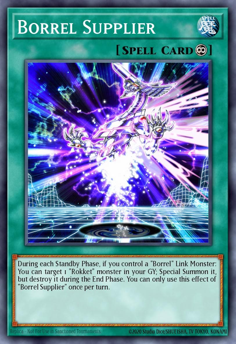 Borrel Supplier — Structure Deck: Rokket Revolt Yu-Gi-Oh! card by KAZUKI TAKAHASHI