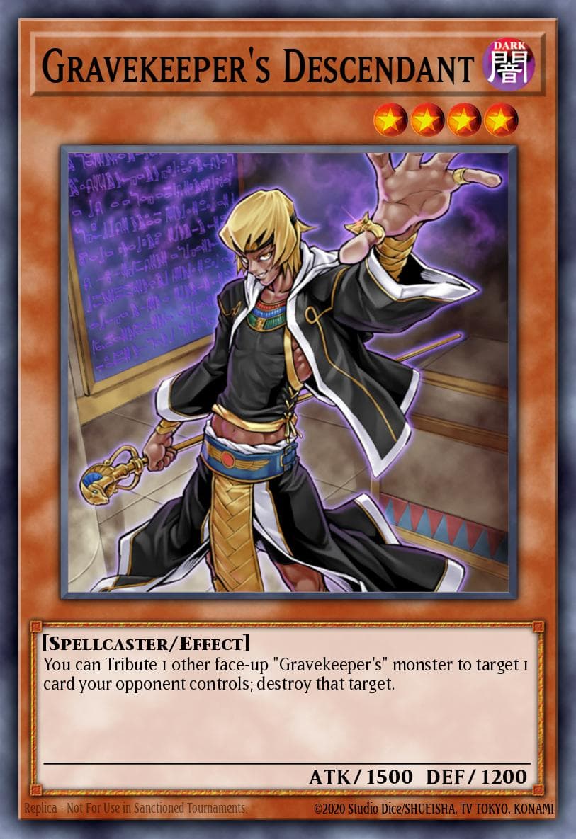 Gravekeeper's Descendant — Yu-Gi-Oh! card