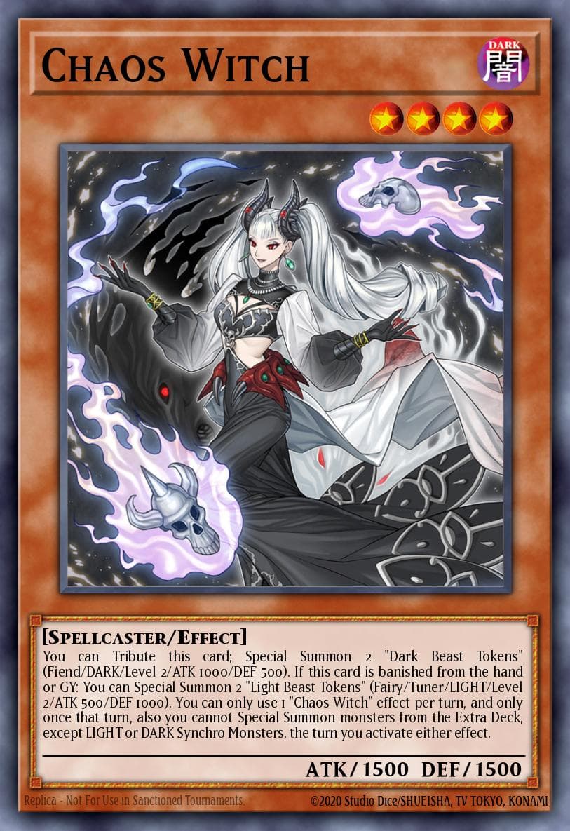 Chaos Witch — Photon Hypernova Yu-Gi-Oh! card by Studio Dice / SHUSHI SHA