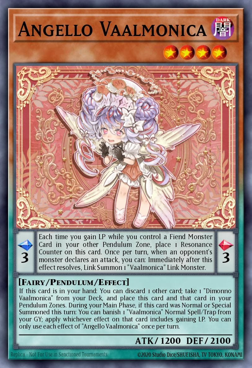 Angello Vaalmonica — Valiant Smashers Yu-Gi-Oh! card by Kira