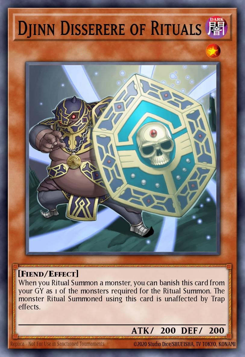 Djinn Disserere of Rituals — Absolute Powerforce Yu-Gi-Oh! card by KAZUKI TAKAHASHI