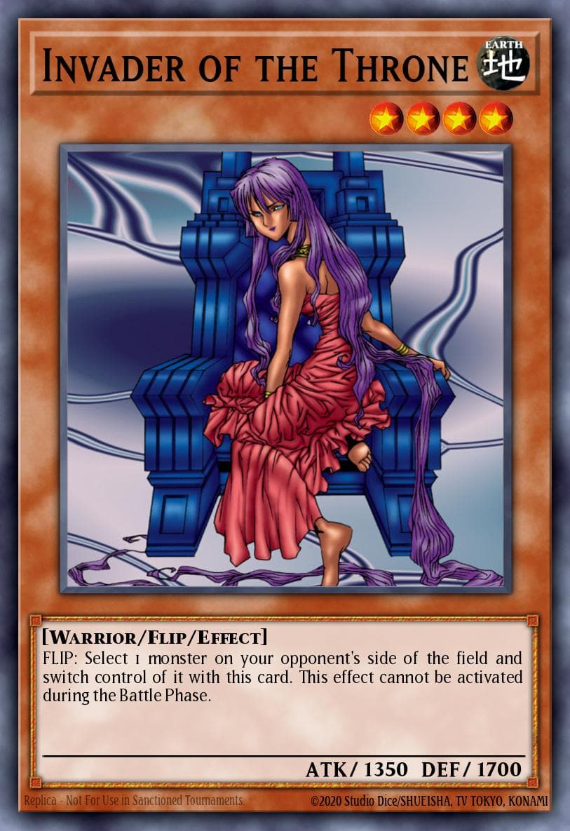 Invader of the Throne — Spell Ruler (Worldwide English) Yu-Gi-Oh! card by KAZUKI TAKAHASHI