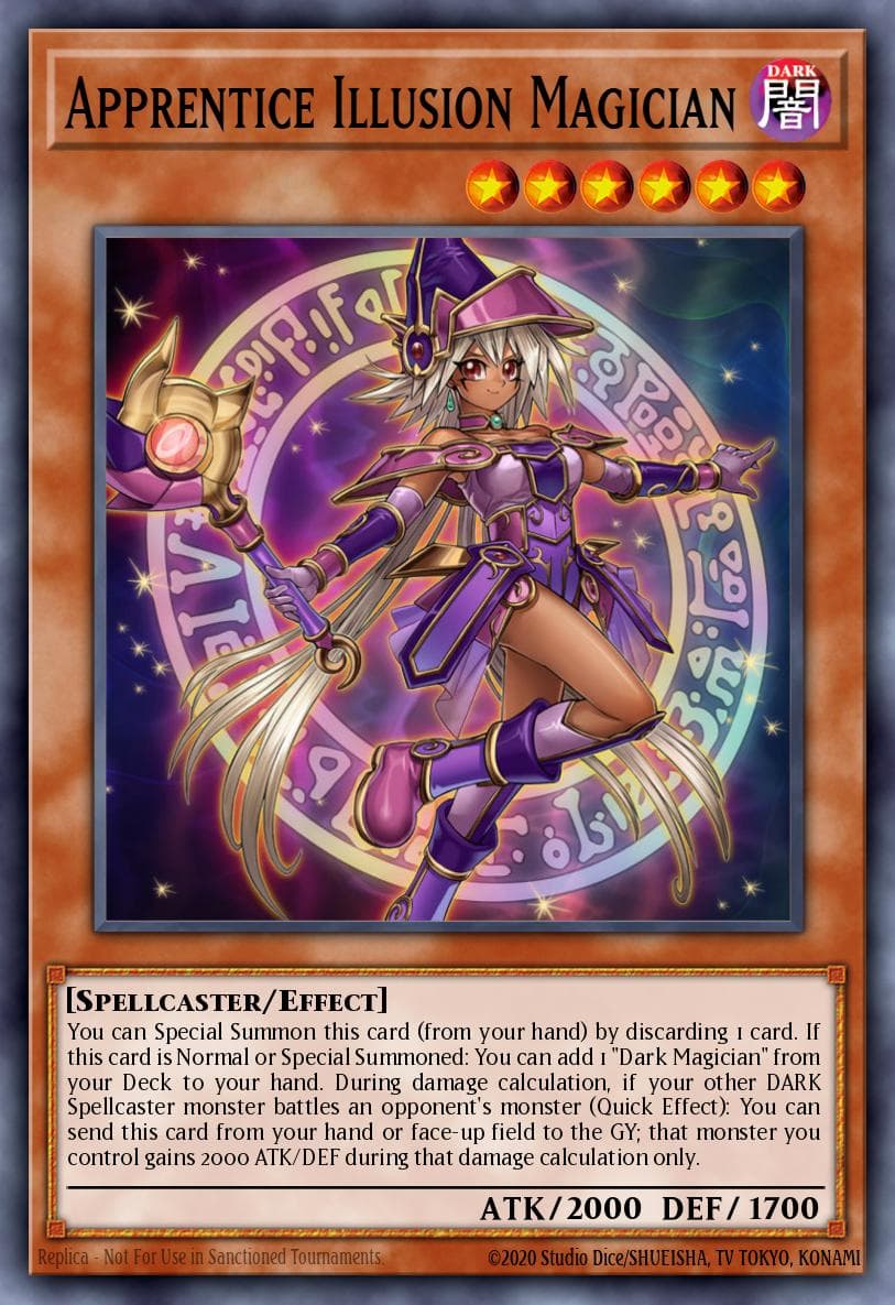 Apprentice Illusion Magician — Legendary Duelists: Season 3 Yu-Gi-Oh! card by Studio Dice