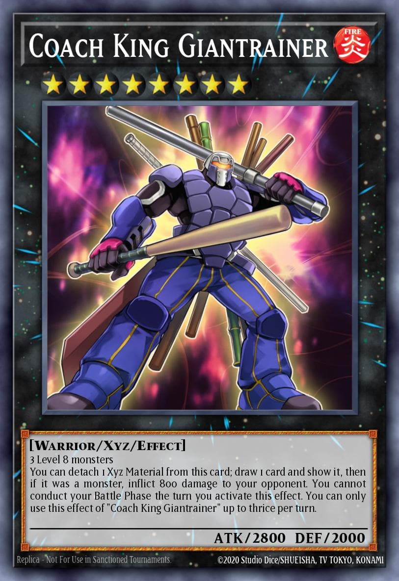 Coach King Giantrainer — Yu-Gi-Oh! card